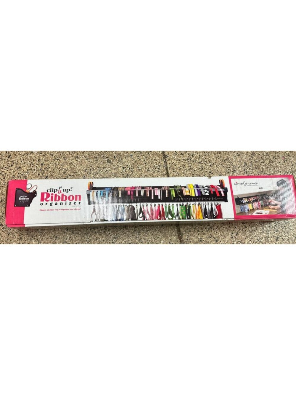 Ribbon Organizer Crafting Rack  Simply Renee Clip It Up 36 inch NEW